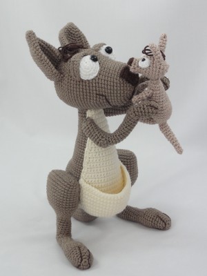 Kanga Roo and Baby Roo – Amigurumi Crochet Pattern